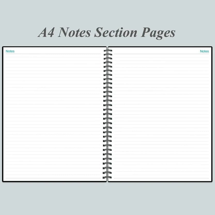 Undated Planner Pro - 8.5" x 11" Weekly & Monthly Planner to Achieve Goals & Increase Productivity